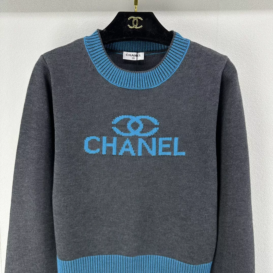 chanel sweaters manches longues pour femme s_127a36a3